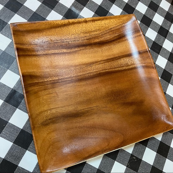 Other - Acacia Wood Serving Platter, EUC!